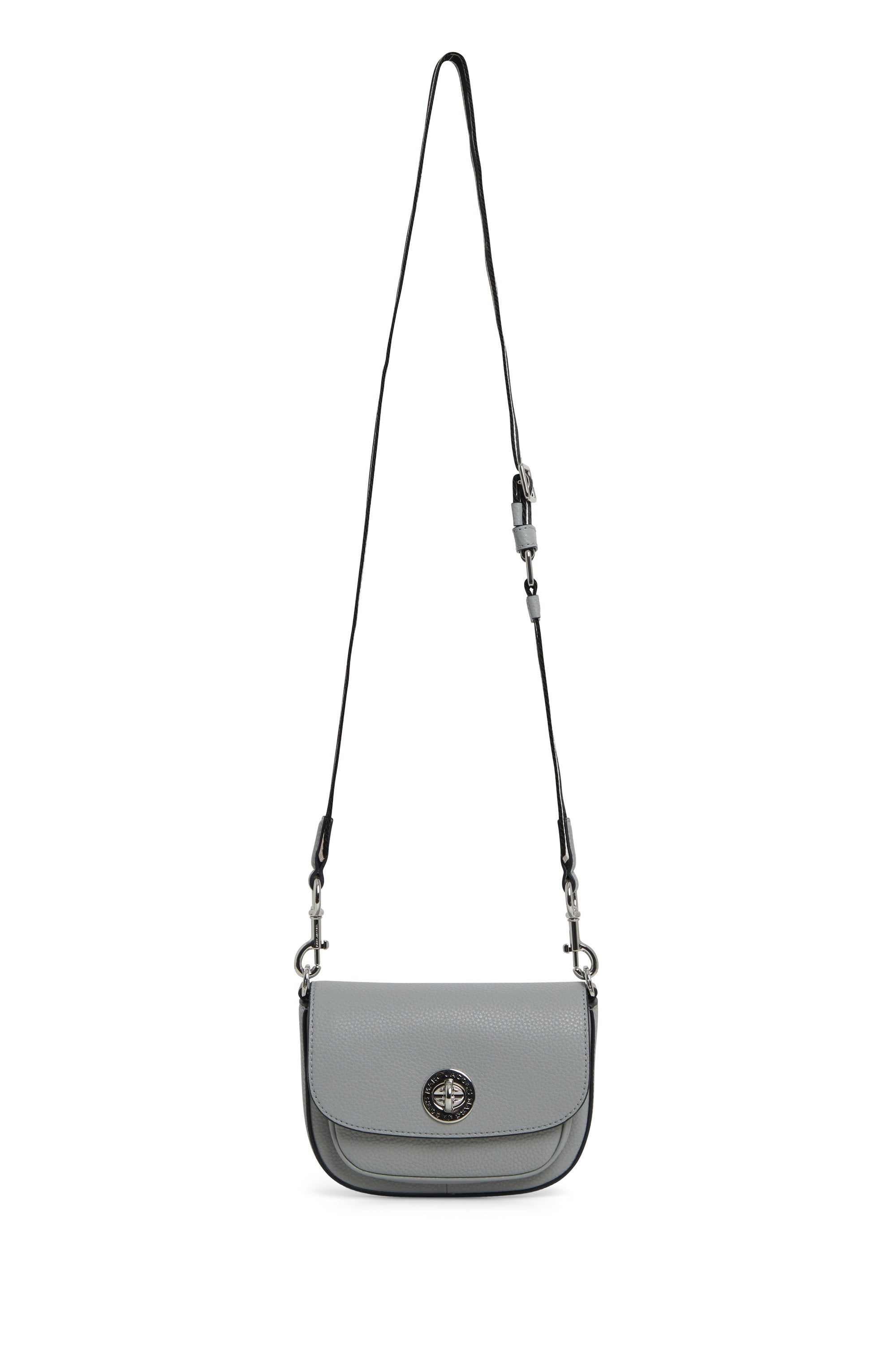 PETIT   Petit sac à bandoulière Saddle en cuir - Rock Grey