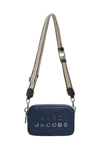 Sac à bandoulière The Camera Bag en cuir - Azure Blue