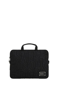 Pochette d'ordinateur matelassée - Black