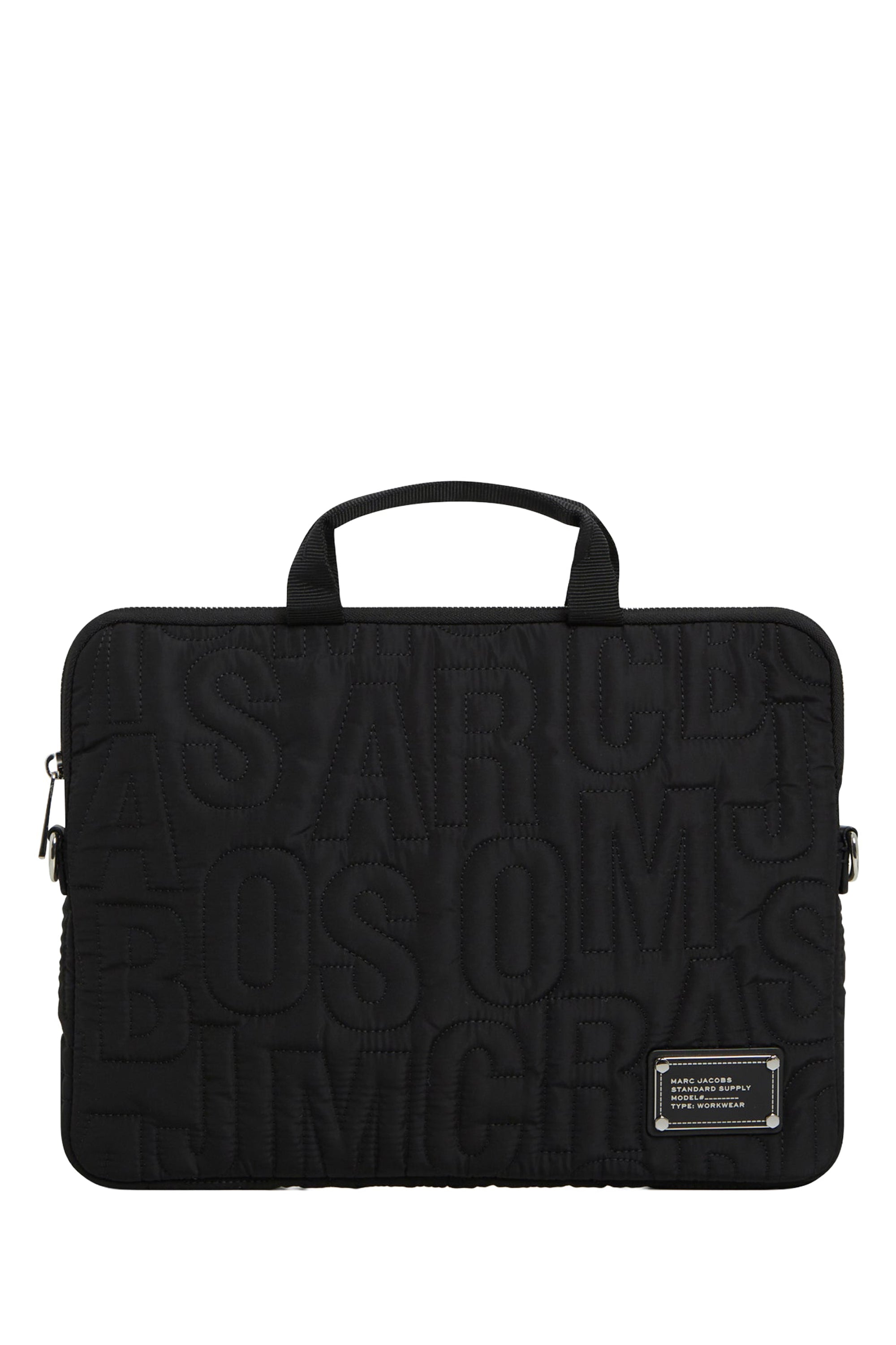Pochette d'ordinateur matelassée - Black
