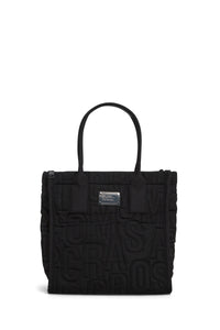 Grand sac cabas matelassé - Black