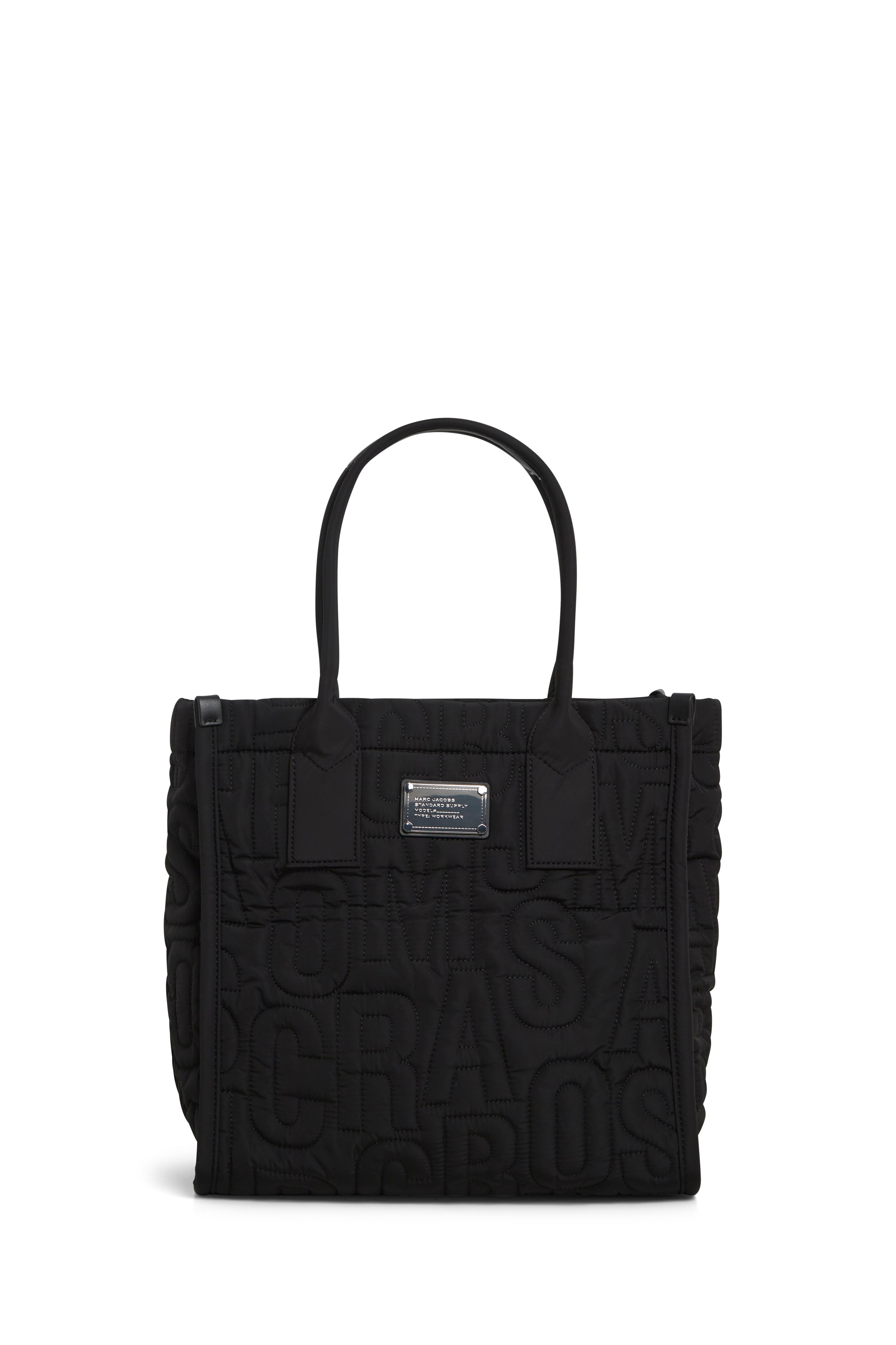 Grand sac cabas matelassé - Black