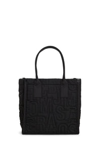Grand sac cabas matelassé - Black