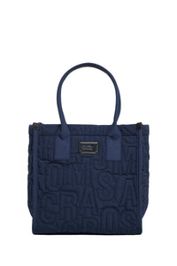 Grand sac cabas matelassé - Azure Blue