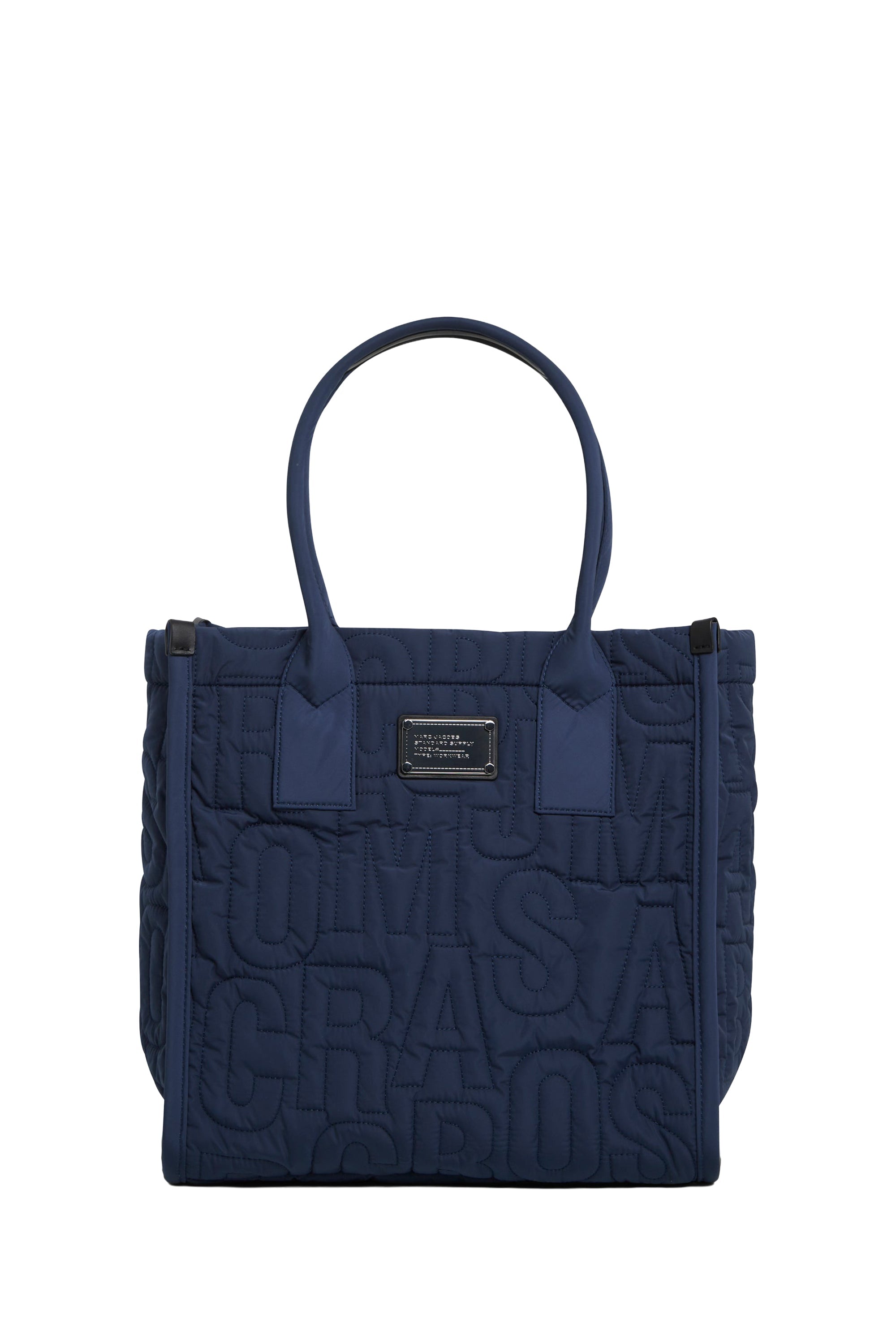 Grand sac cabas matelassé - Azure Blue