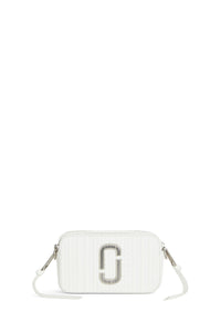 Sac à bandoulière Snapshot en cuir - White