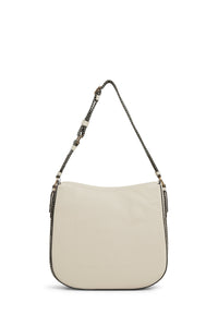 Sac Hobo en cuir - Marshmallow
