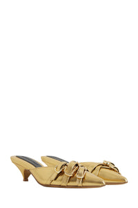 Mules à talons The Emma Kitten 35 en cuir - Pink