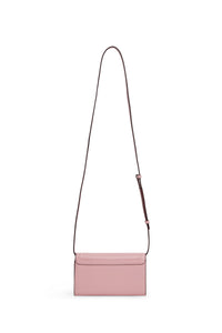 Sac à bandoulière avec rabat en cuir - Bubblegum