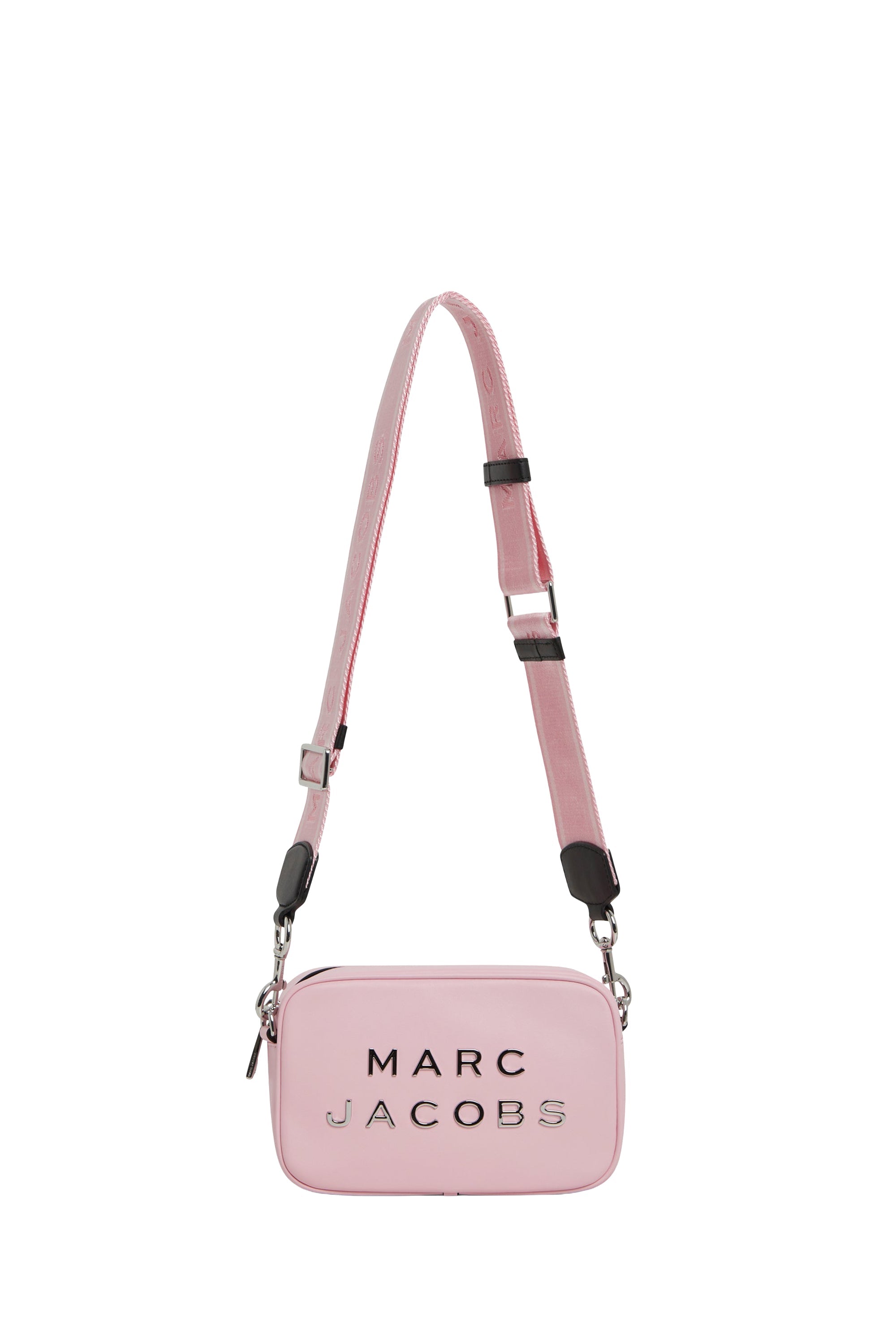 Sac à bandoulière The Camera Bag en cuir - Bubblegum