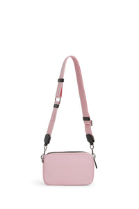 Sac à bandoulière The Camera Bag en cuir - Bubblegum