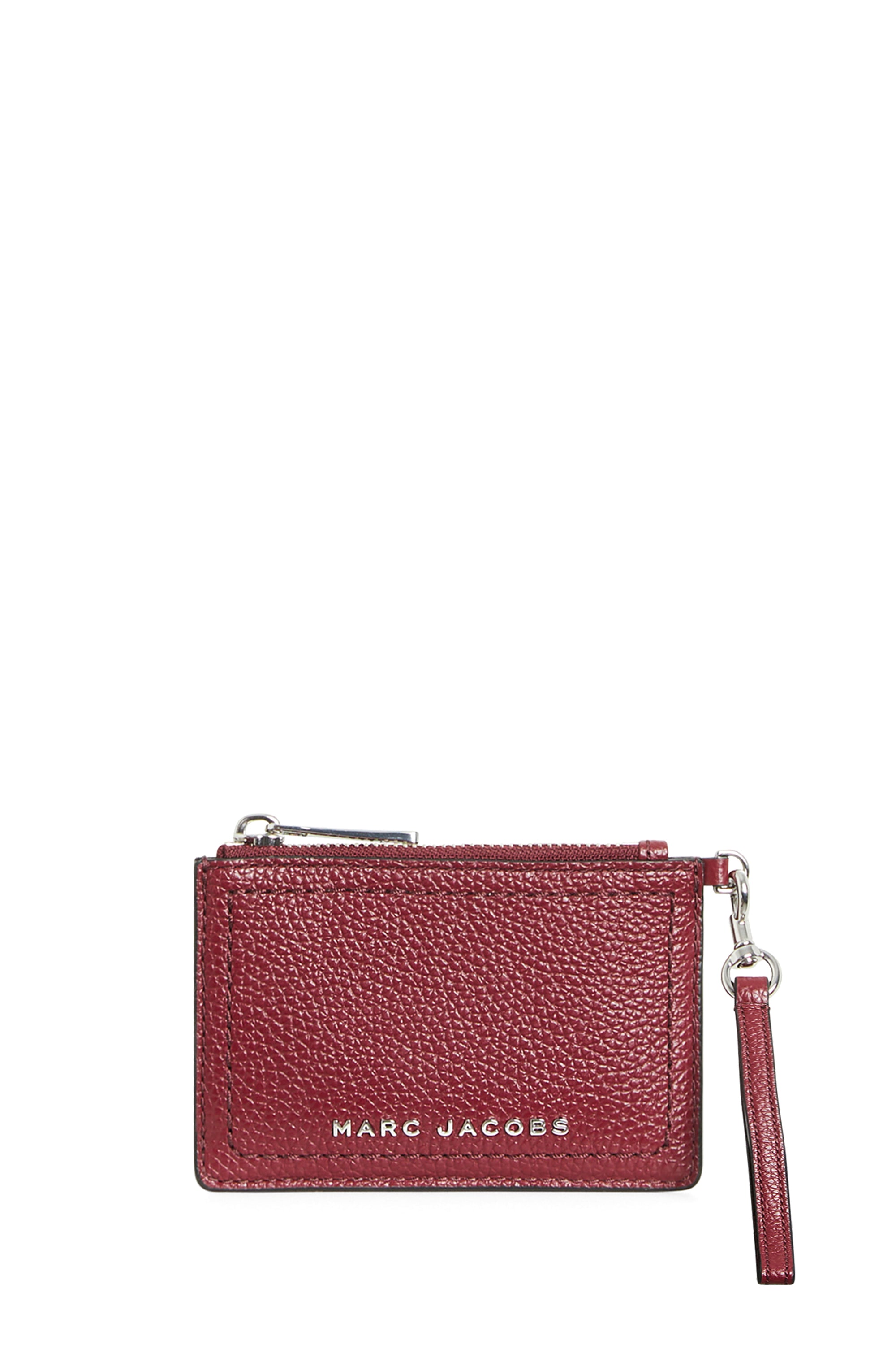 Pochette zippé en cuir - Cherry