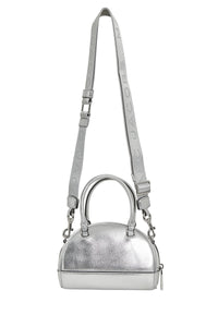 Sac Bowling en cuir - Silver