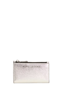 Portefeuille The Wallet en cuir - Silver