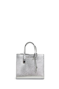 Petit sac Grind irisé en cuir - Silver