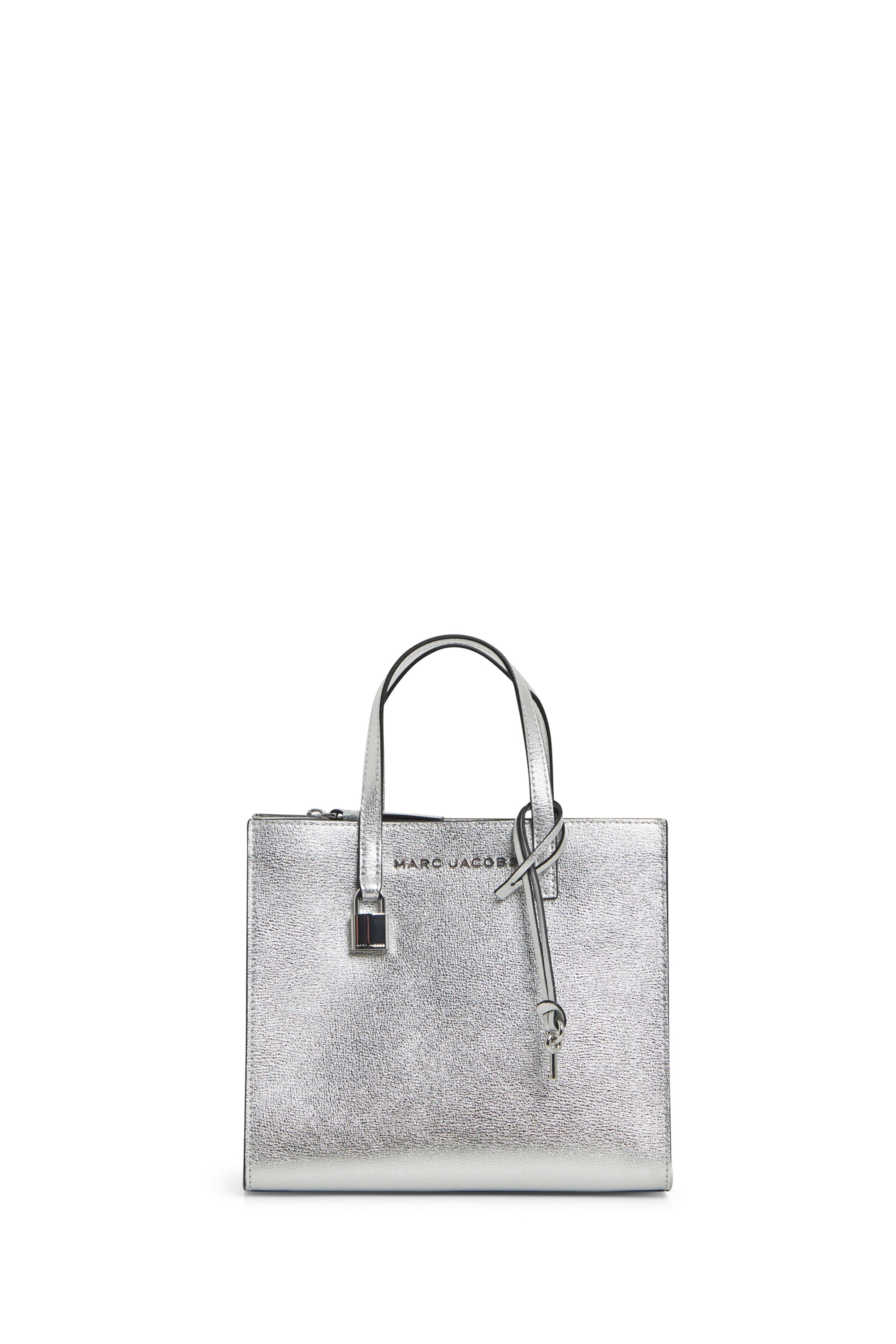 Petit sac Grind irisé en cuir - Silver