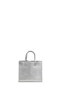 Petit sac Grind irisé en cuir - Silver