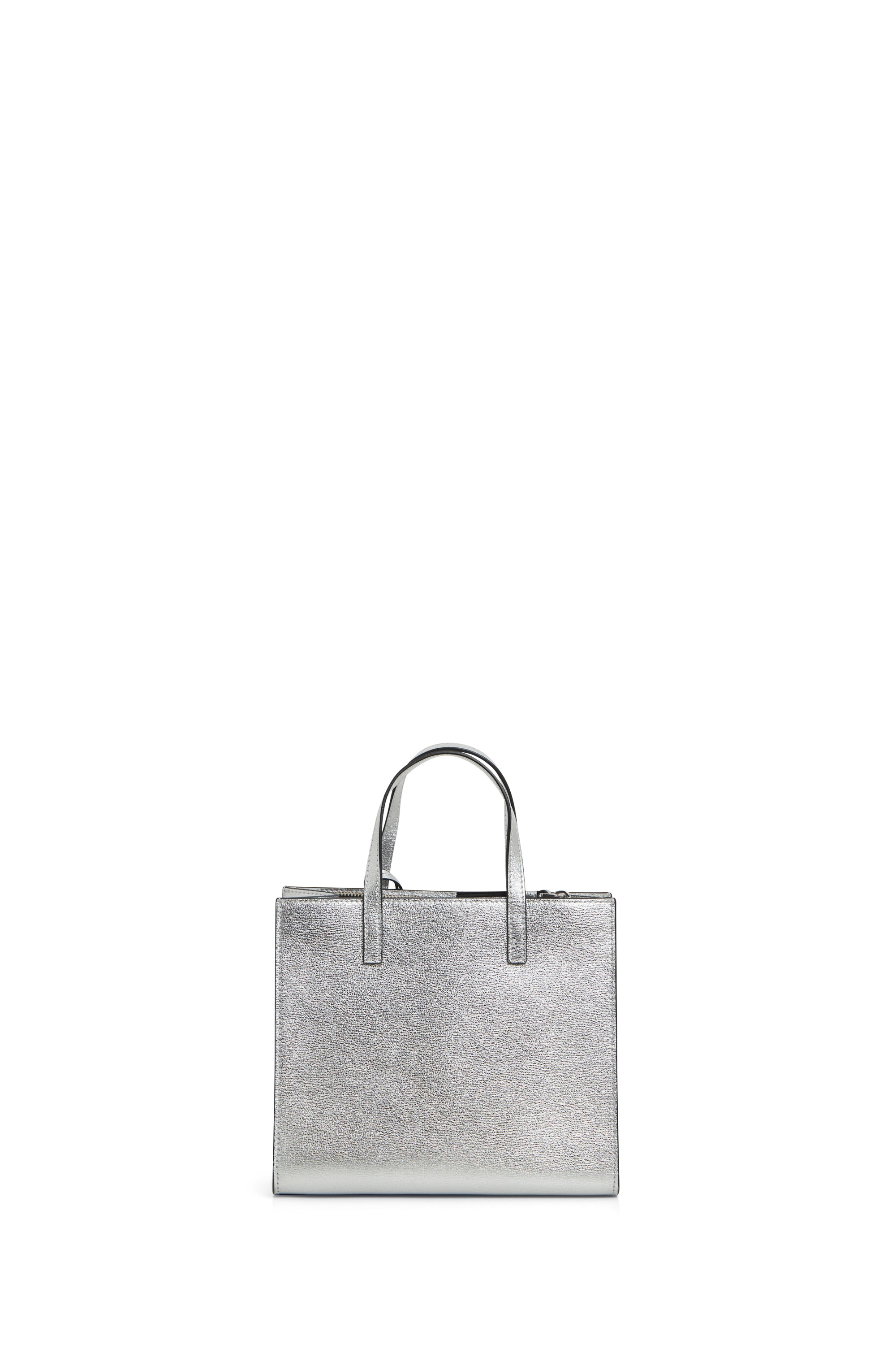 Petit sac Grind irisé en cuir - Silver