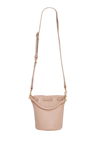 Sac The Bucket en cuir - Pink