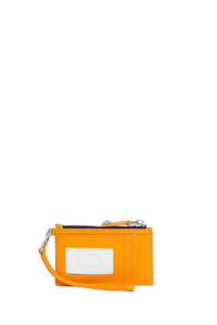 Portefeuille en cuir - Tangerine