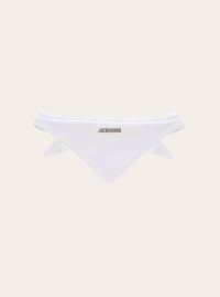Bandana en cuir - White
