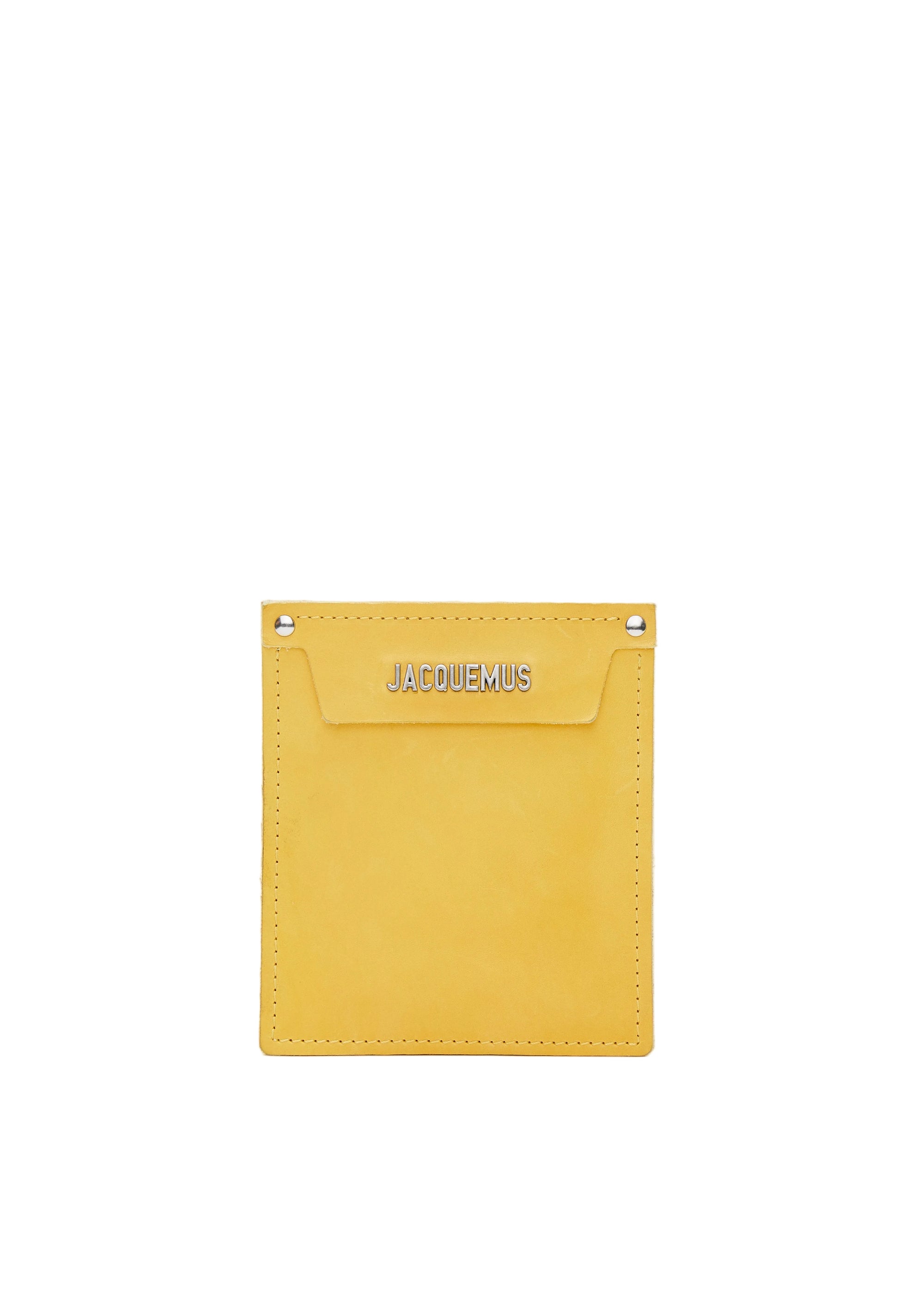 Porte Poche en cuir - Yellow