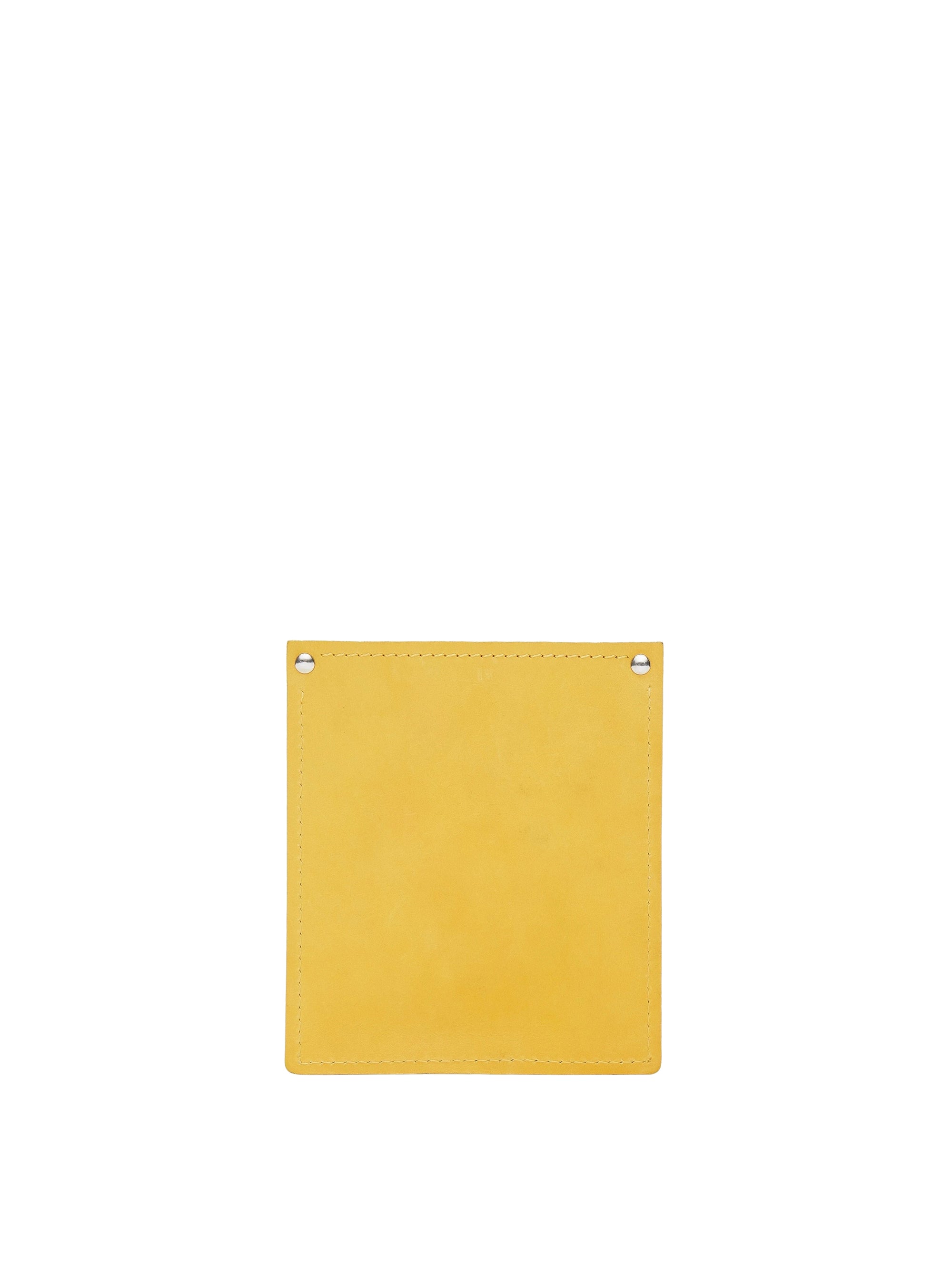 Porte Poche en cuir - Yellow