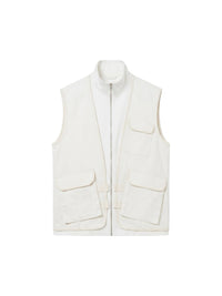 Blouson avec gilet superposés - Off White