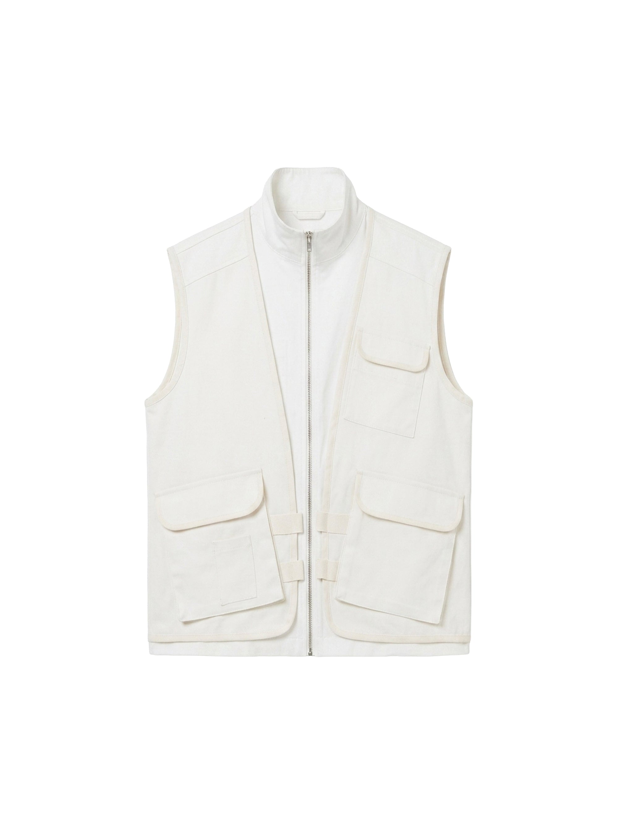 Blouson avec gilet superposés - Off White