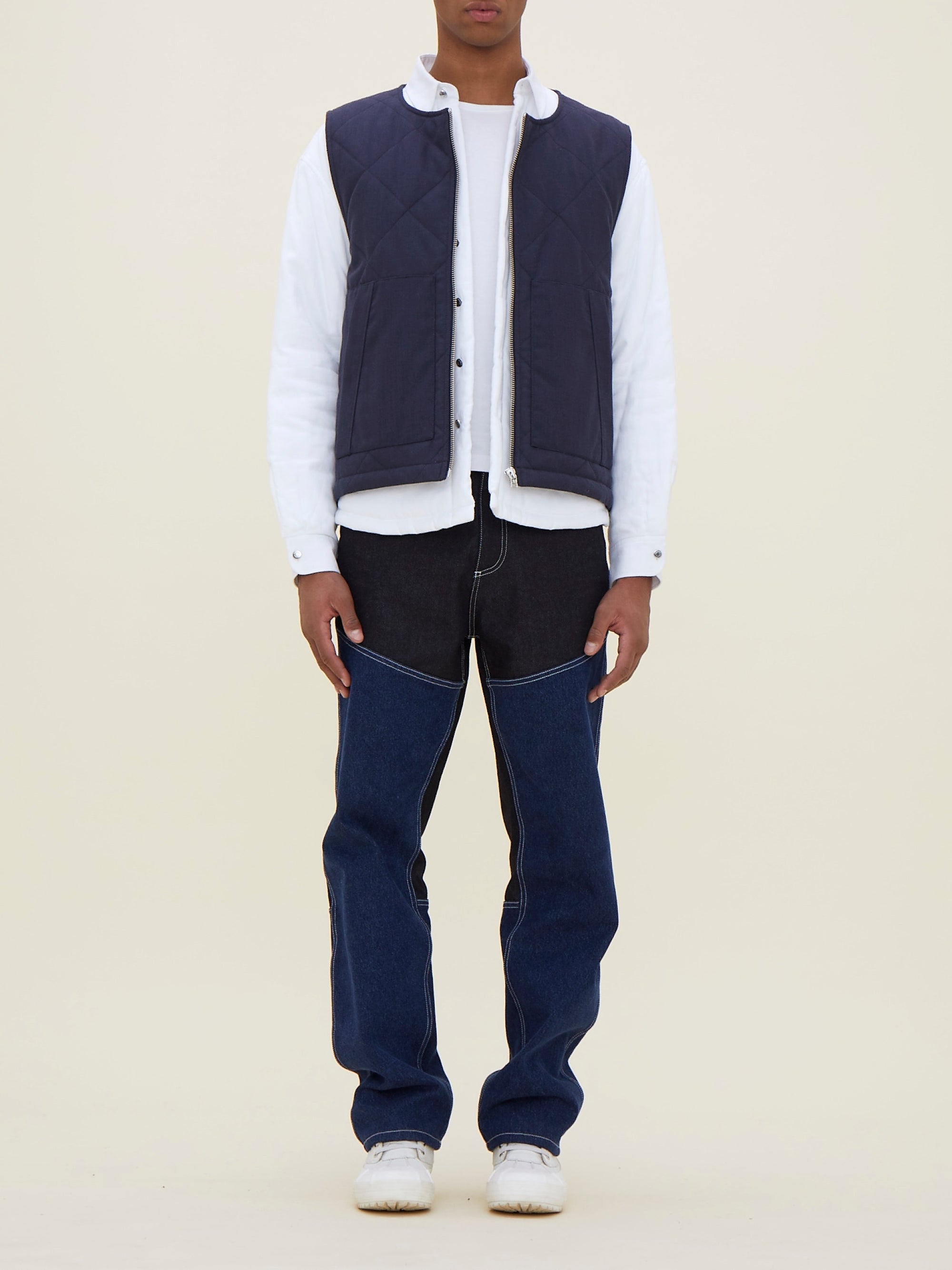 Gilet Romarin sans manches - Navy