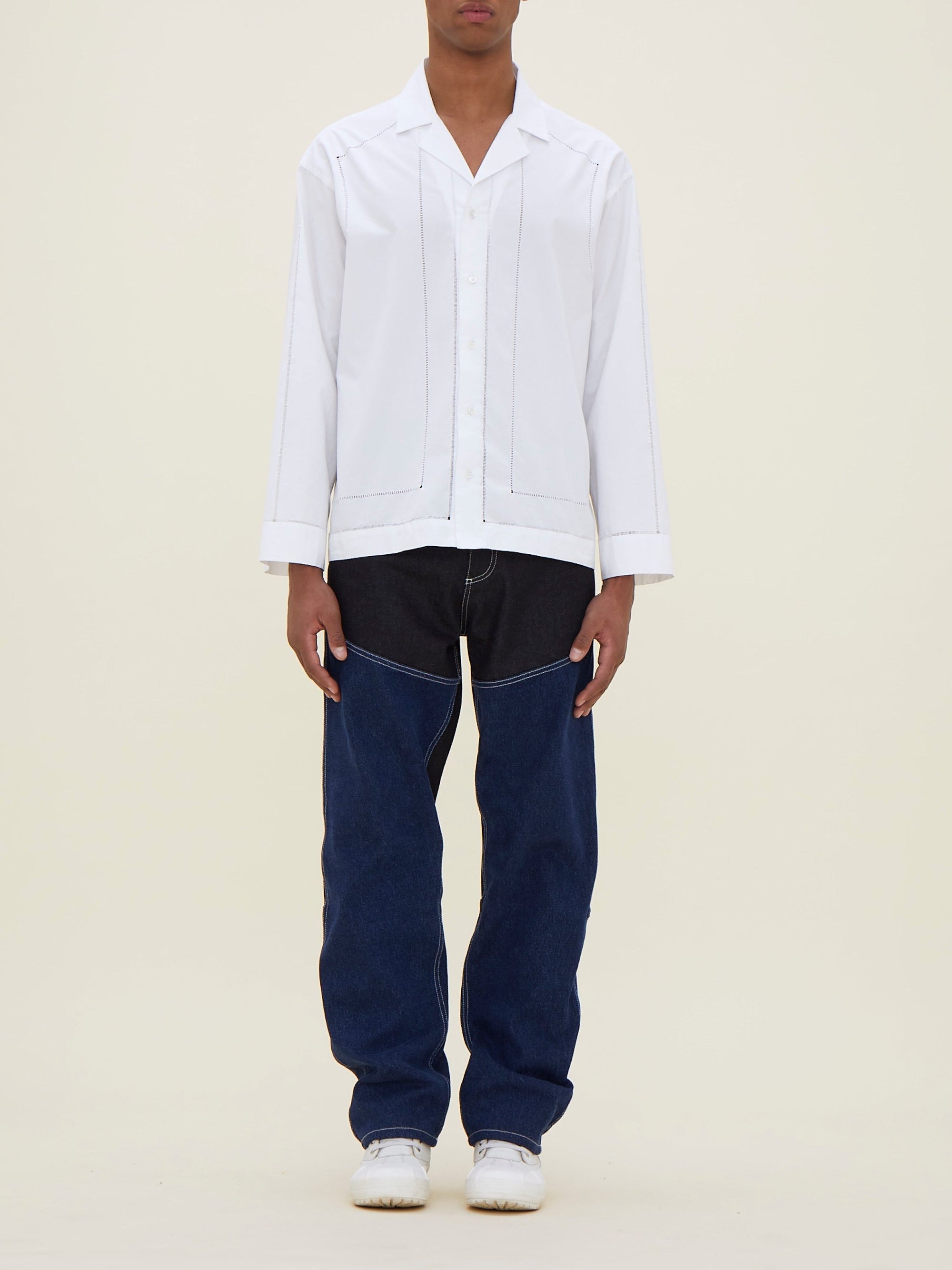 WHITE LA CHEMISE DRAP