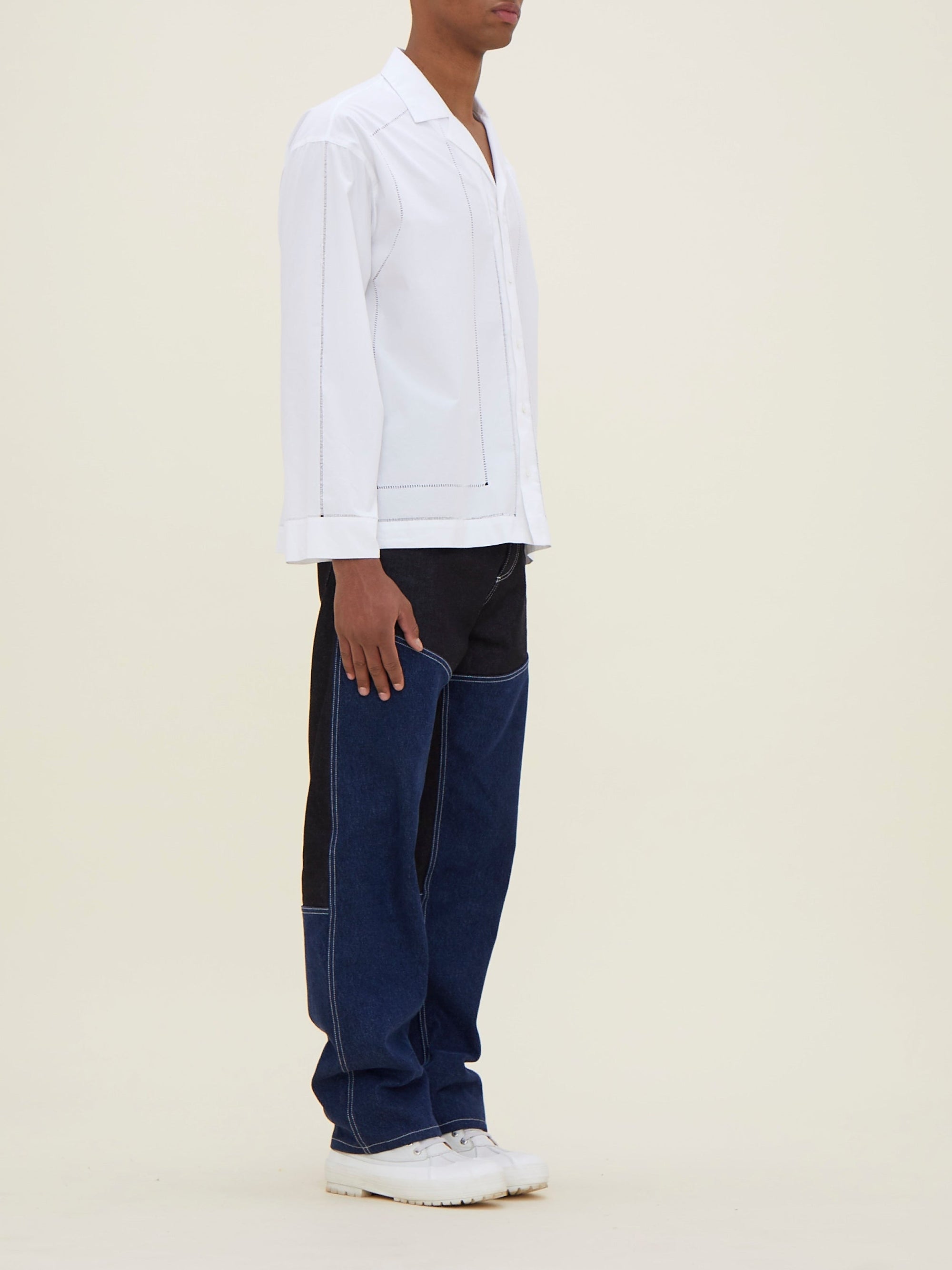 WHITE LA CHEMISE DRAP