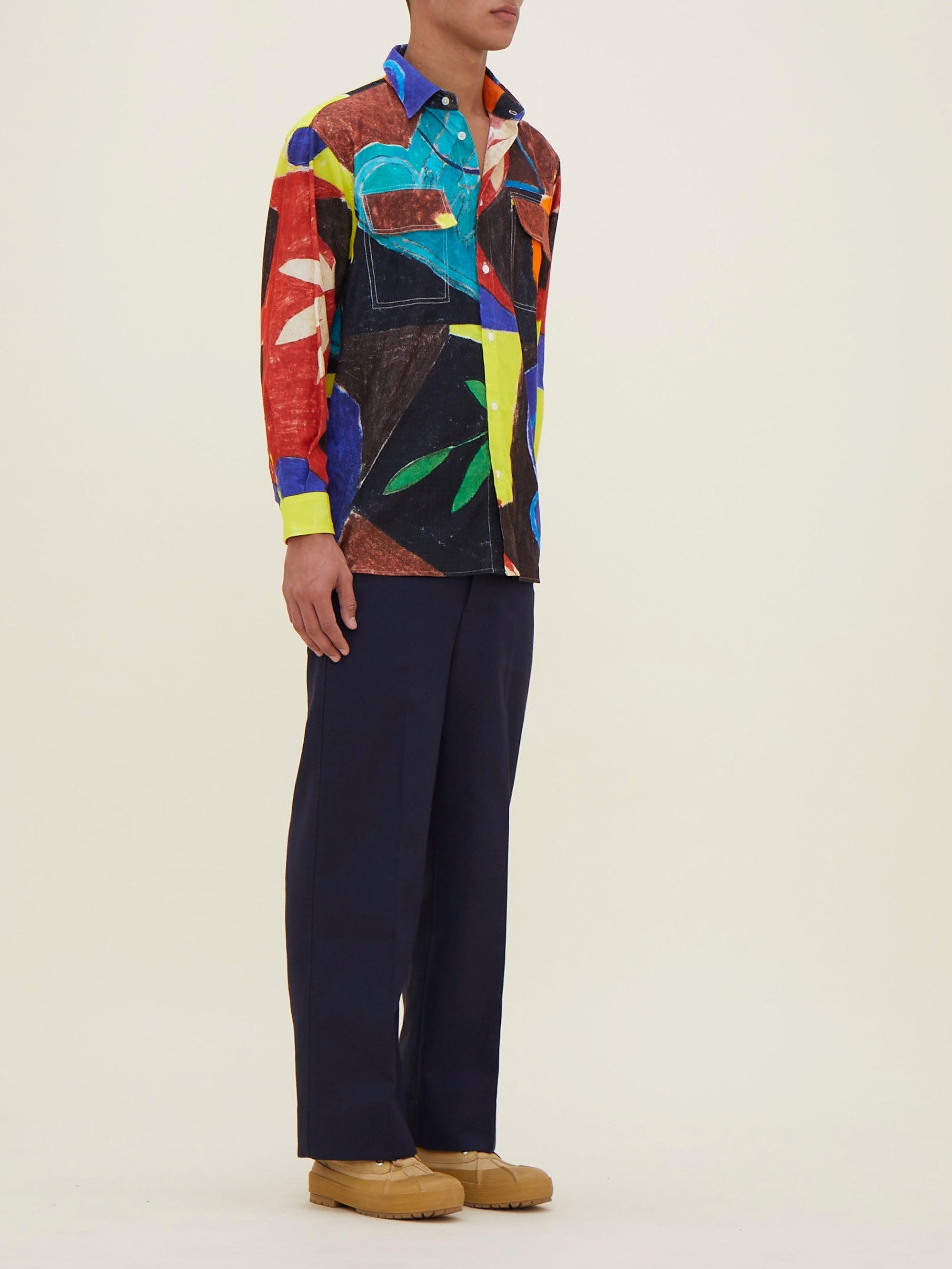 MULTI-COLOR RAINBOW LA CHEMISE FELIX