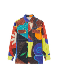 MULTI-COLOR RAINBOW LA CHEMISE FELIX