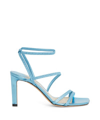 Nori 85 sandals in leather - London Blue