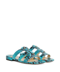 Sandales Leni flat en cuir - Malibu