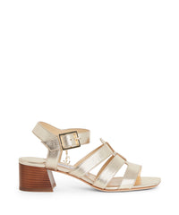 Sandales Leni City 45 en cuir - Champagne