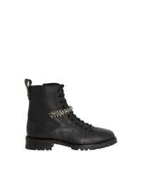 Bottines Cruz en cuir - Black & Smoke