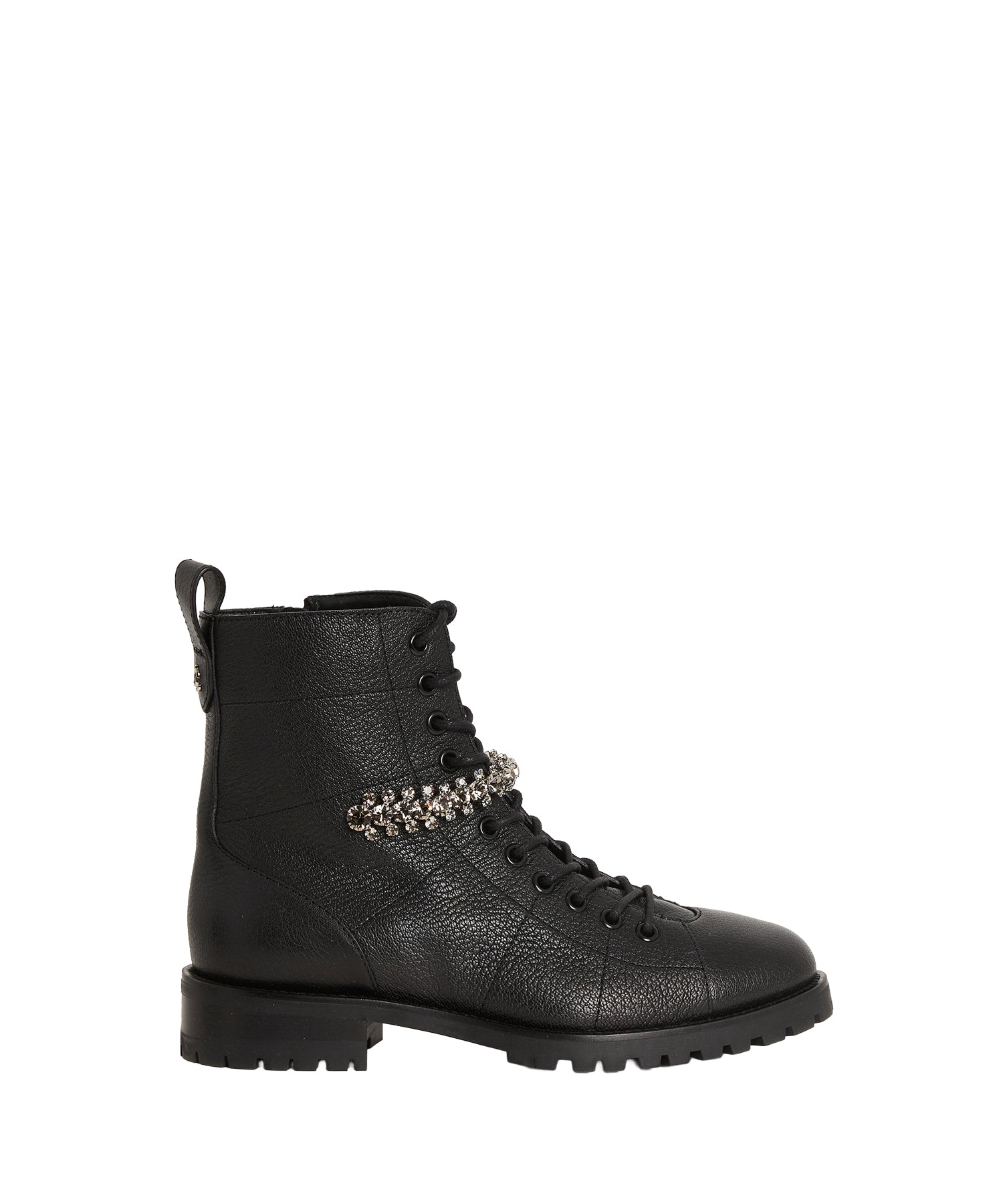 Bottines Cruz en cuir - Black & Smoke