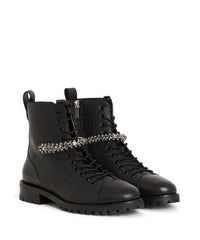 Bottines Cruz en cuir - Black & Smoke