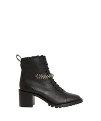 Bottines Cruz 65 en cuir - Black & Smoke