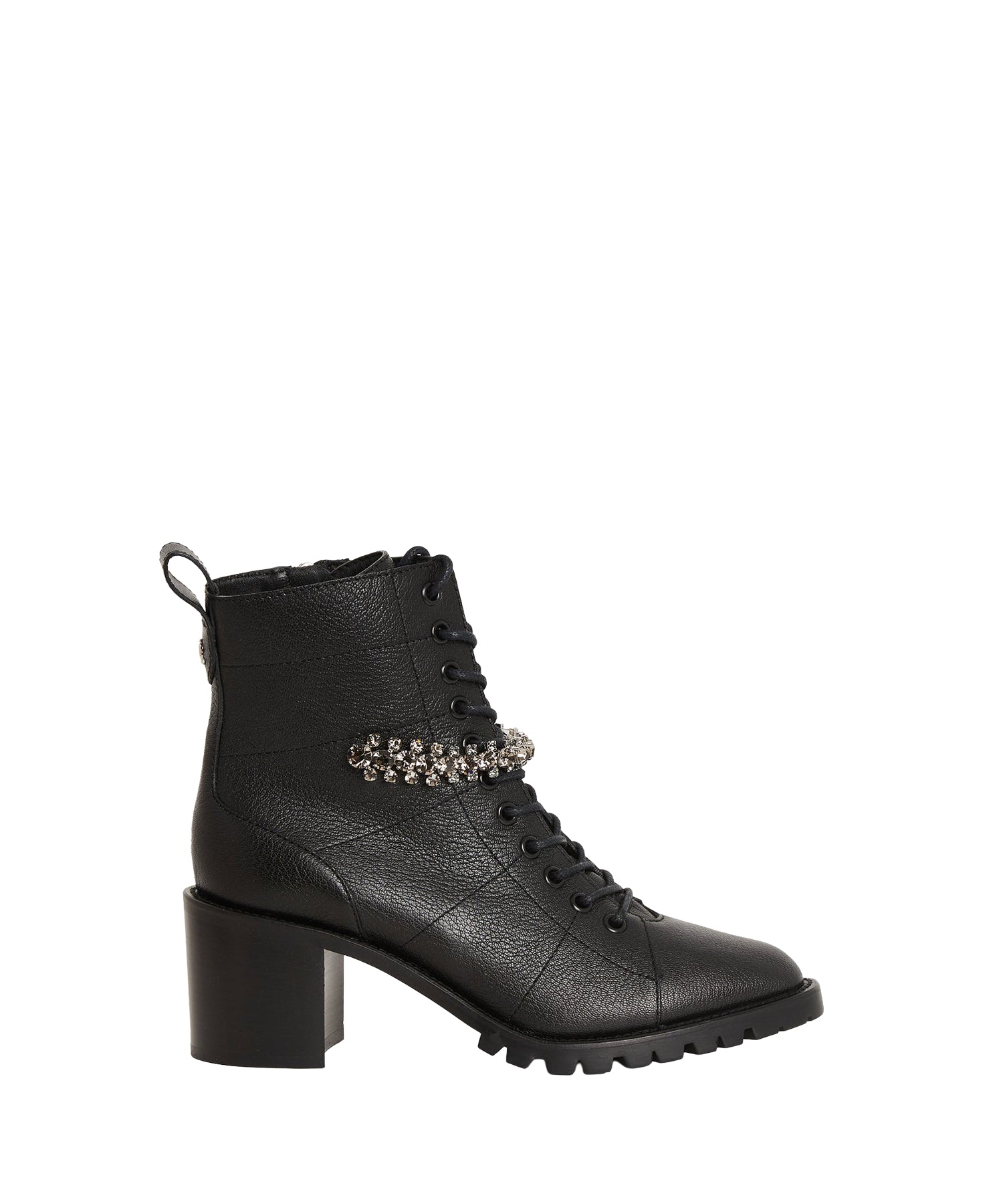 Bottines Cruz 65 en cuir - Black & Smoke