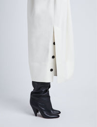 Robe Viscose en maille - White