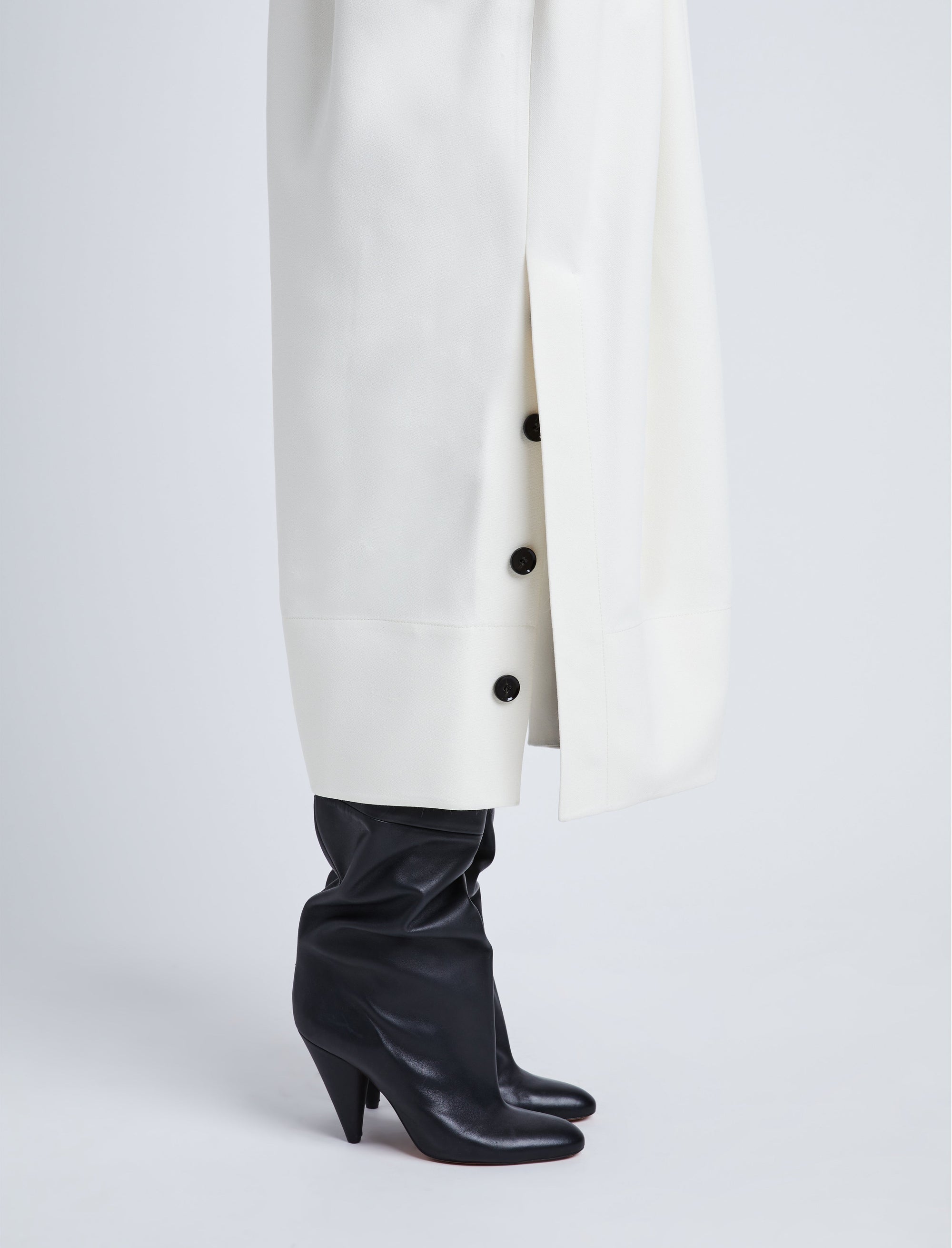 Robe Viscose en maille - White