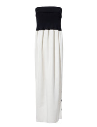 Robe Viscose en maille - White