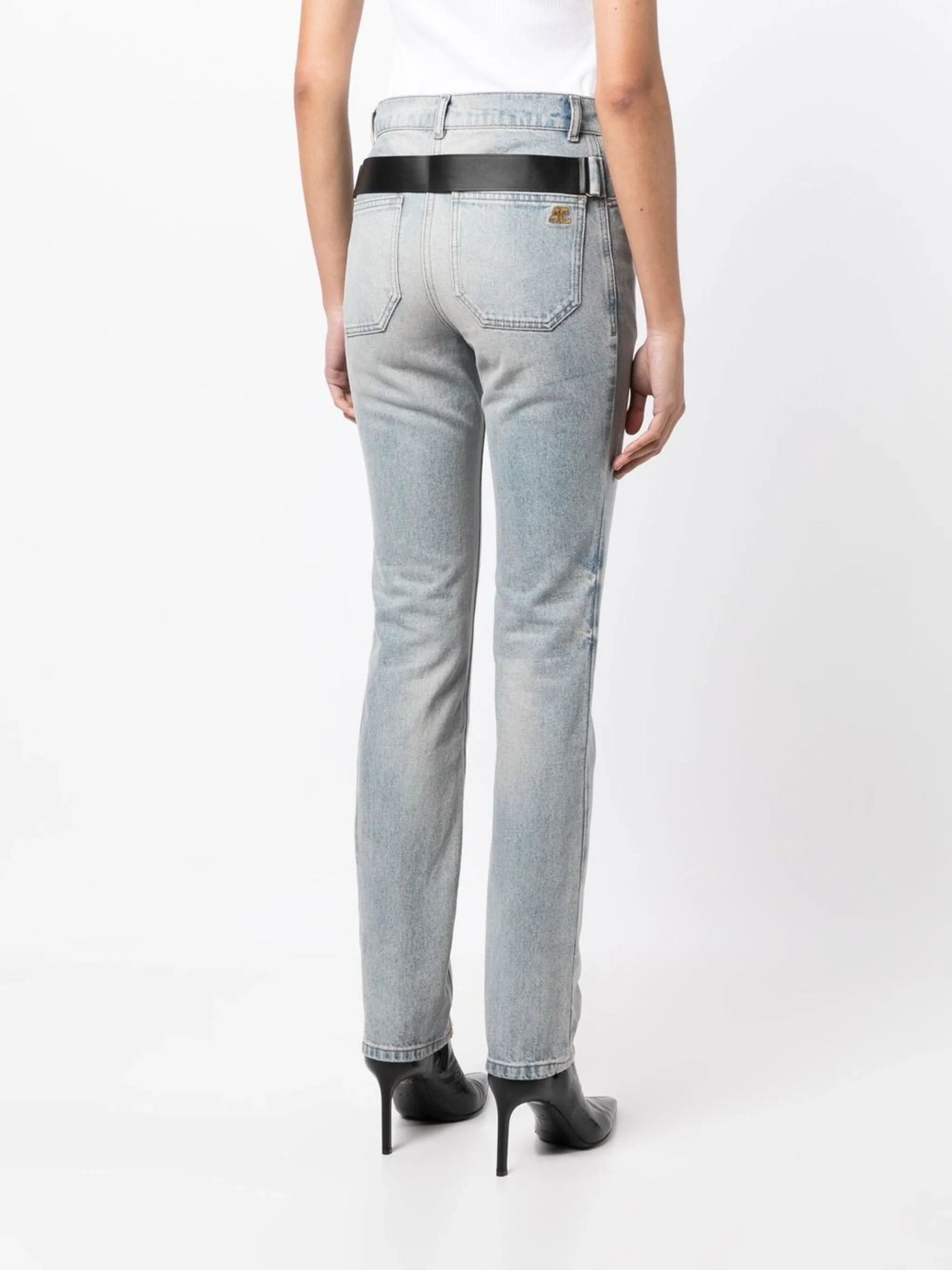 1pcs RELIQUAT 150€ / Jean harnais - Light blue wash