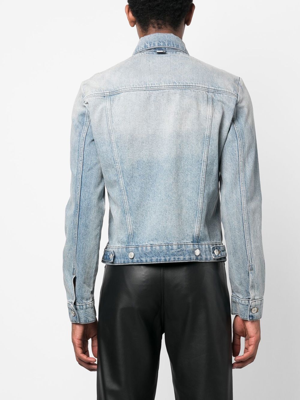 4pcs RELIQUAT 170€ / Blouson signature en denim - Light blue wash
