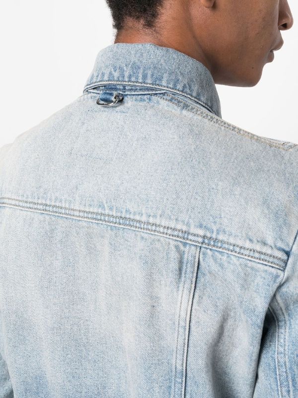 4pcs RELIQUAT 170€ / Blouson signature en denim - Light blue wash