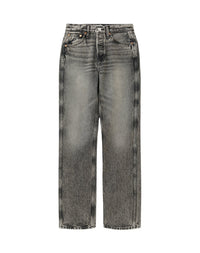 Jean loose taille haute 90's - Smoke