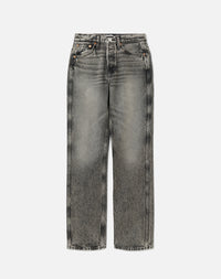 Jean loose taille haute 90's - Smoke